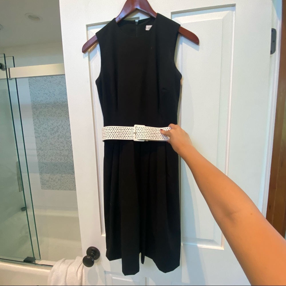 black calvin klein dress
